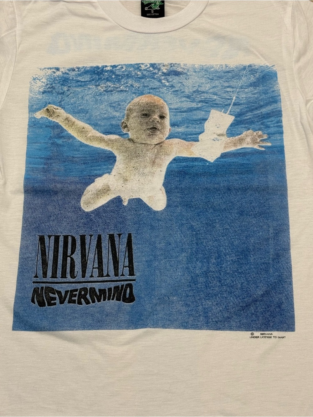 Vintage Nirvana “Nevermind” Album T-Shirt White - Picture 4 of 6